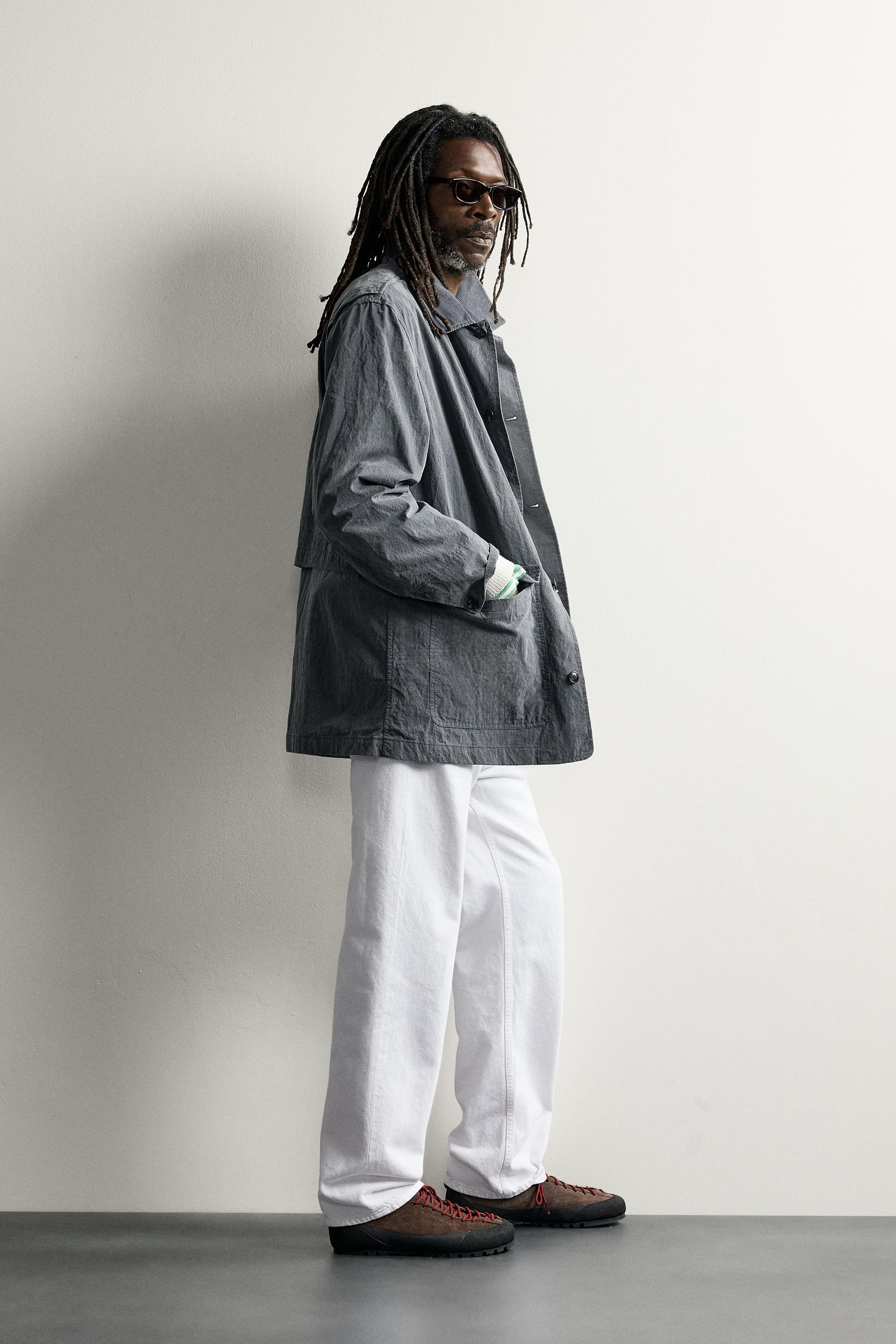 AARON LEVINE X ZARA WASHED TECHNICAL OVERSHIRT